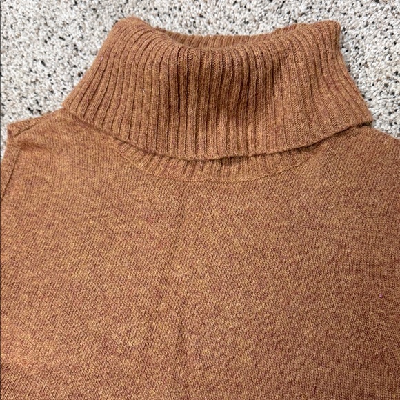 J. Crew Camel Sleeveless Turtleneck Sweater - Picture 2 of 6